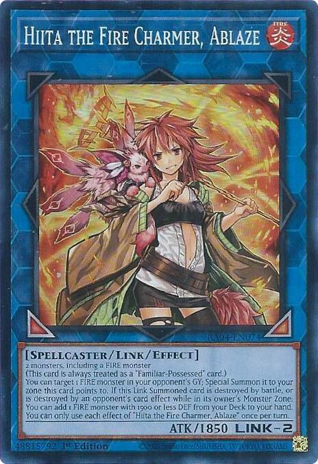 Hiita the Fire Charmer, Ablaze - 1st Edition