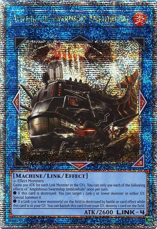 Amphibious Swarmship Amblowhale - Quarter Century Secret Rare