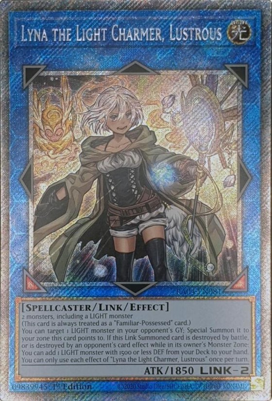 Lyna the Light Charmer, Lustrous - Platinum Secret Rare