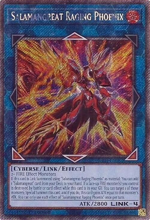Salamangreat Raging Phoenix - Platinum Secret Rare