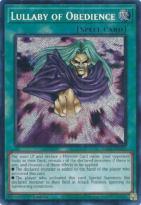 Lullaby of Obedience - Secret Rare