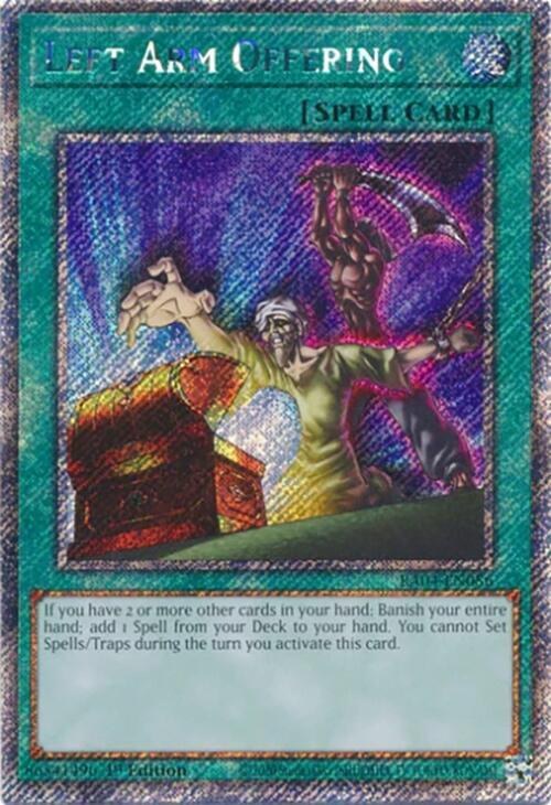 Left Arm Offering - Platinum Secret Rare