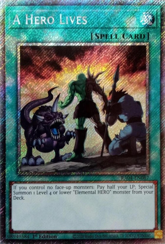 A Hero Lives - Platinum Secret Rare
