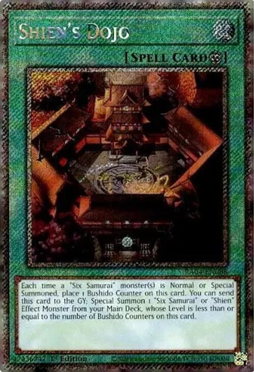 Shien's Dojo - Platinum Secret Rare