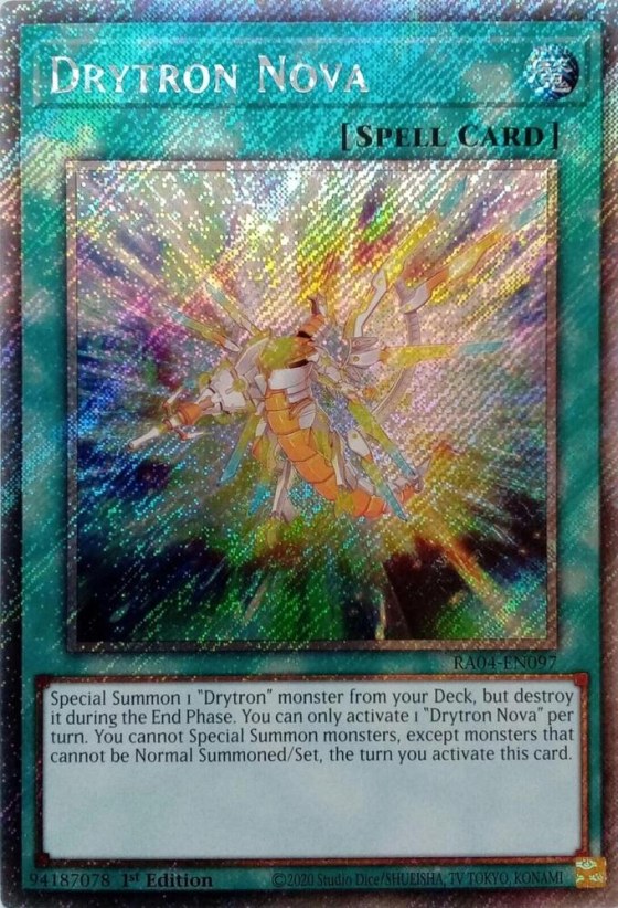 Drytron Nova - Platinum Secret Rare