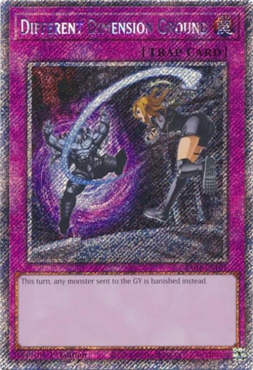 Different Dimension Ground - Platinum Secret Rare
