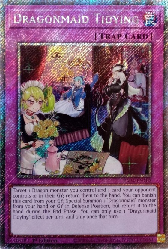 Dragonmaid Tidying - Platinum Secret Rare