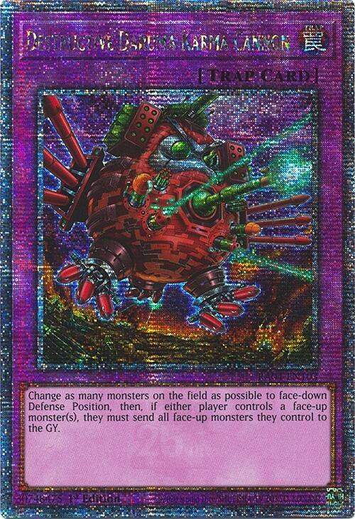 Destructive Daruma Karma Cannon - Quarter Century Secret Rare