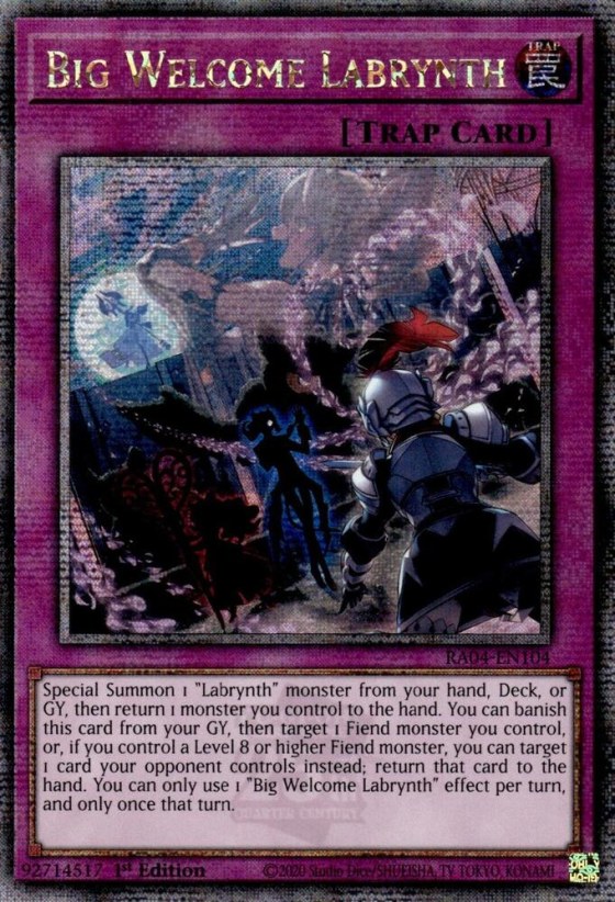 Big Welcome Labrynth - Quarter Century Secret Rare
