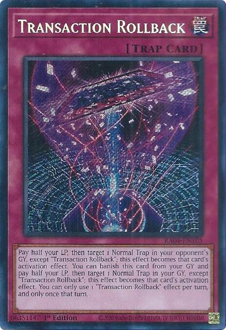 Transaction Rollback - Secret Rare