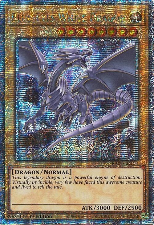 Blue-Eyes White Dragon - 8th Art Quarter Century Secret