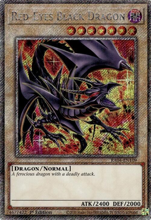 Red-Eyes Black Dragon - 8th Art Platinum Secret Rare