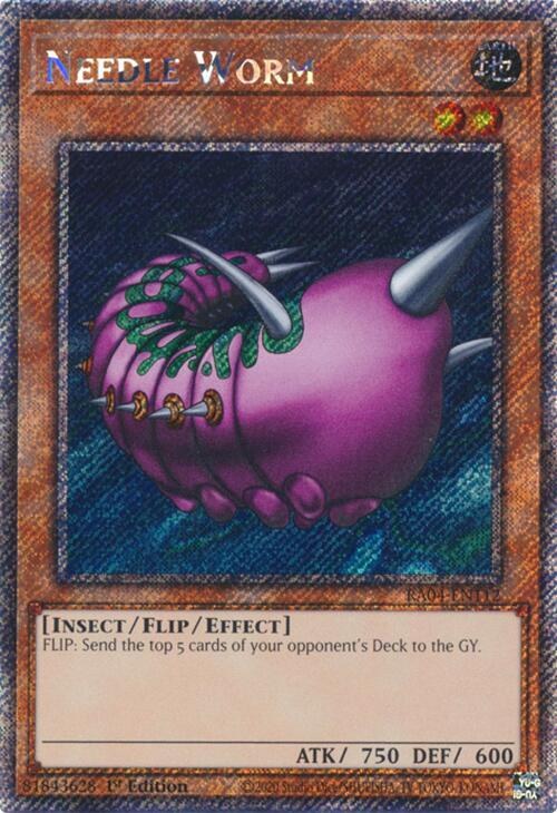 Needle Worm - Platinum Secret Rare