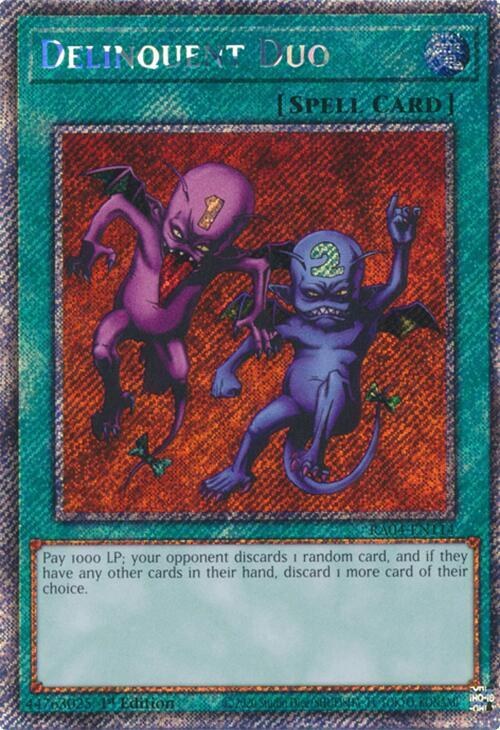 Delinquent Duo - Platinum Secret Rare