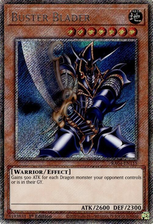 Buster Blader - Platinum Secret Rare