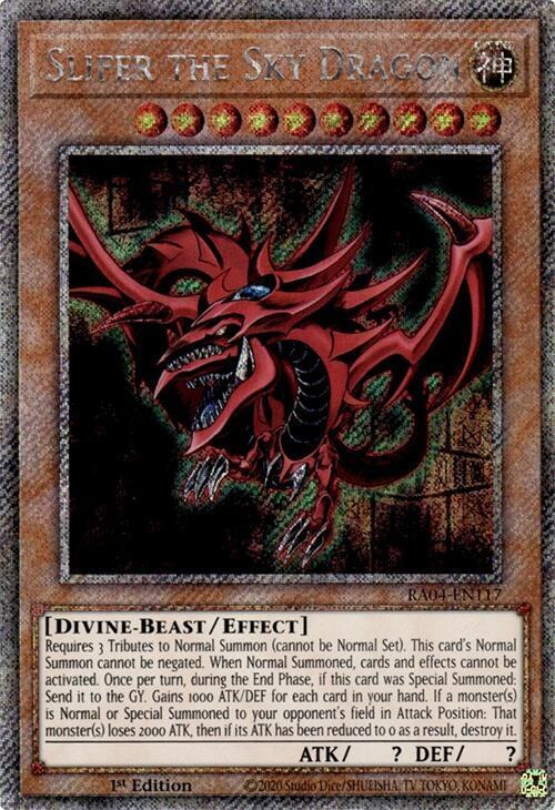 Slifer the Sky Dragon - Platinum Secret Rare