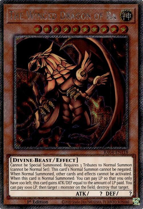 The Winged Dragon of Ra - Platinum Secret Rare
