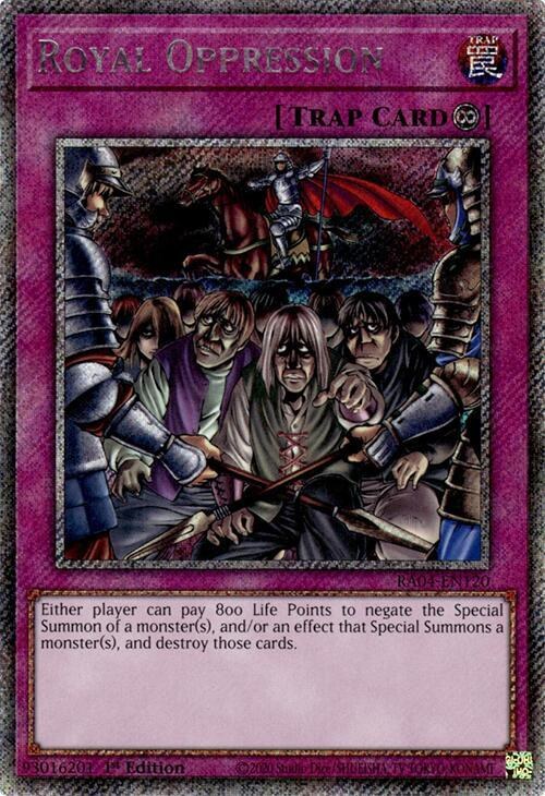 Royal Oppression - Platinum Secret Rare