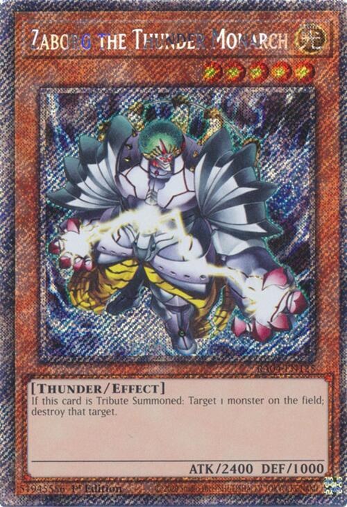 Zaborg the Thunder Monarch - Platinum Secret Rare