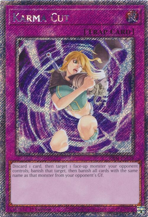 Karma Cut - Platinum Secret Rare