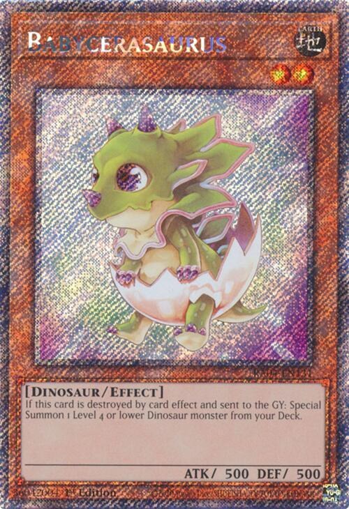 Babycerasaurus - Platinum Secret Rare