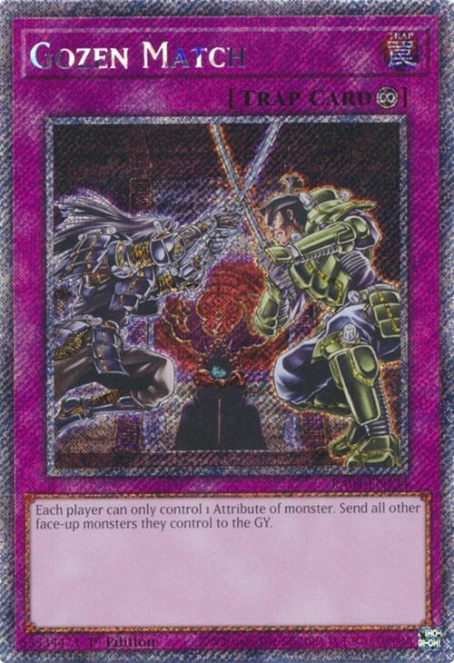 Gozen Match - Platinum Secret Rare