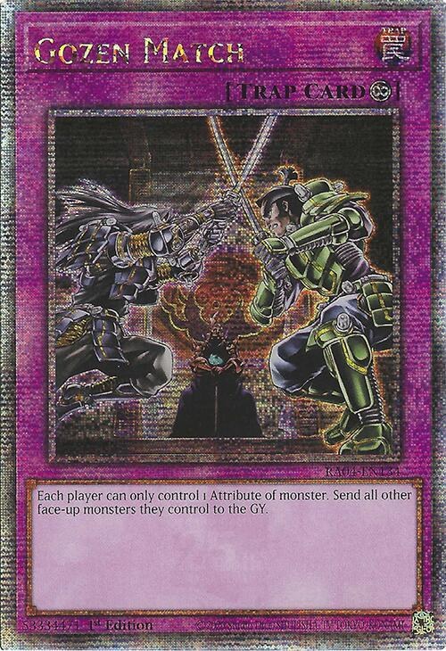 Gozen Match - Quarter Century Secret Rare