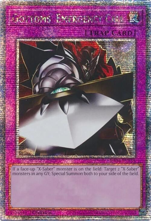 Gottoms' Emergency Call - Quarter Century Secret Rare