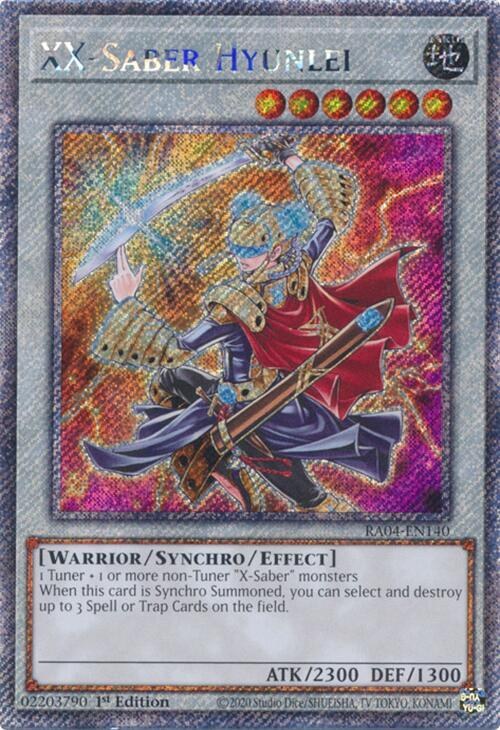 XX-Saber Hyunlei - Platinum Secret Rare