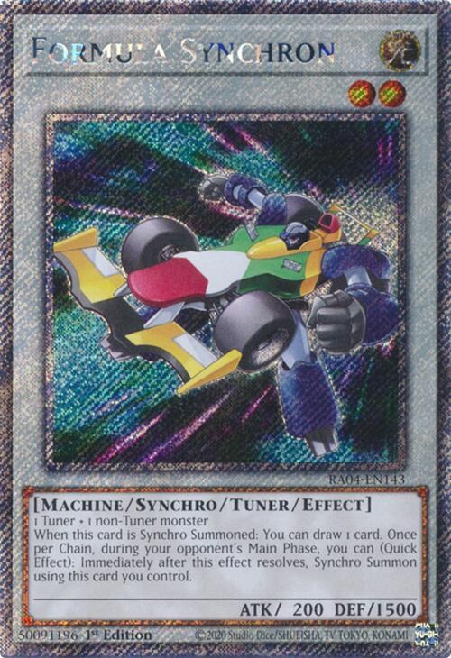Formula Synchron - Platinum Secret Rare