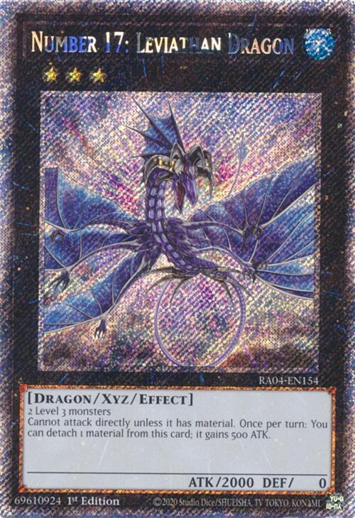 Number 17: Leviathan Dragon - Platinum Secret Rare