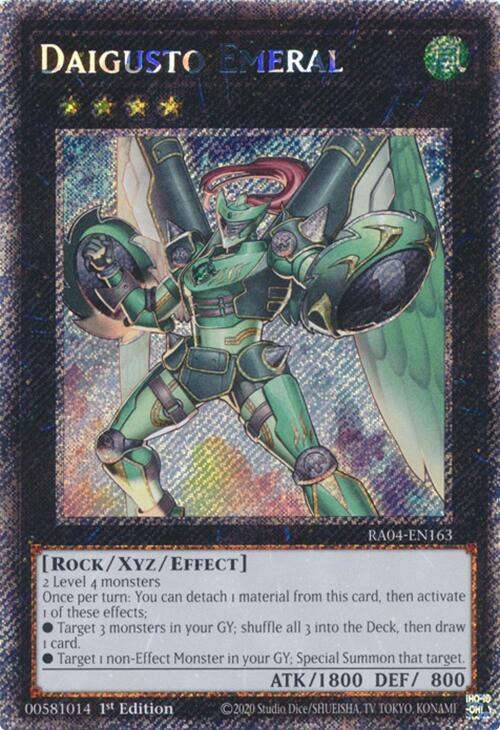Daigusto Emeral - Platinum Secret Rare