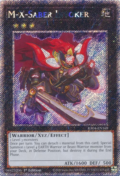 M-X-Saber Invoker - Platinum Secret Rare