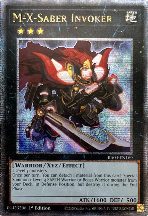 M-X-Saber Invoker - Quarter Century Secret Rare