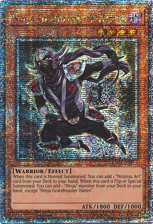 Ninja Grandmaster Hanzo - Quarter Century Secret Rare