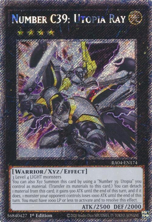Number C39: Utopia Ray - Platinum Secret Rare