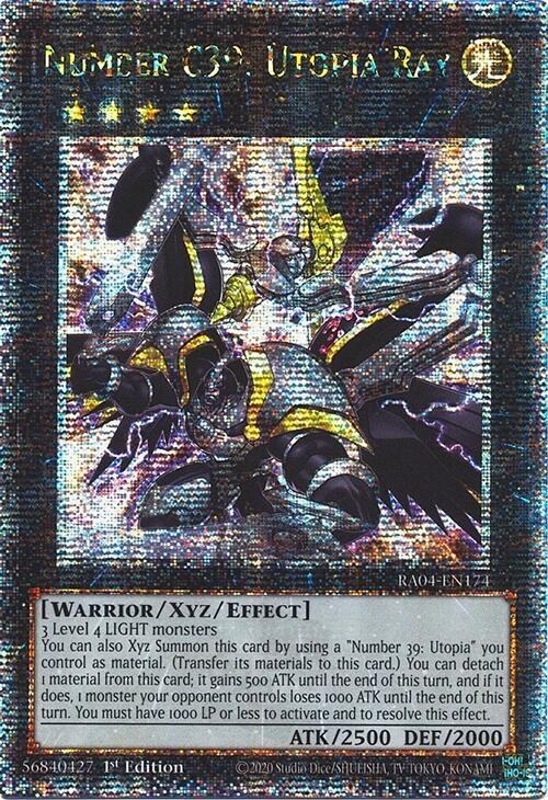 Number C39: Utopia Ray - Quarter Century Secret Rare