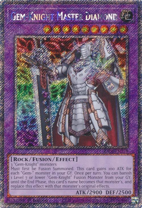 Gem-Knight Master Diamond - Platinum Secret Rare