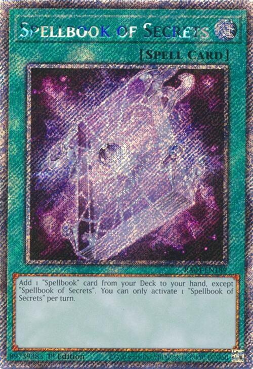 Spellbook of Secrets - Platinum Secret Rare