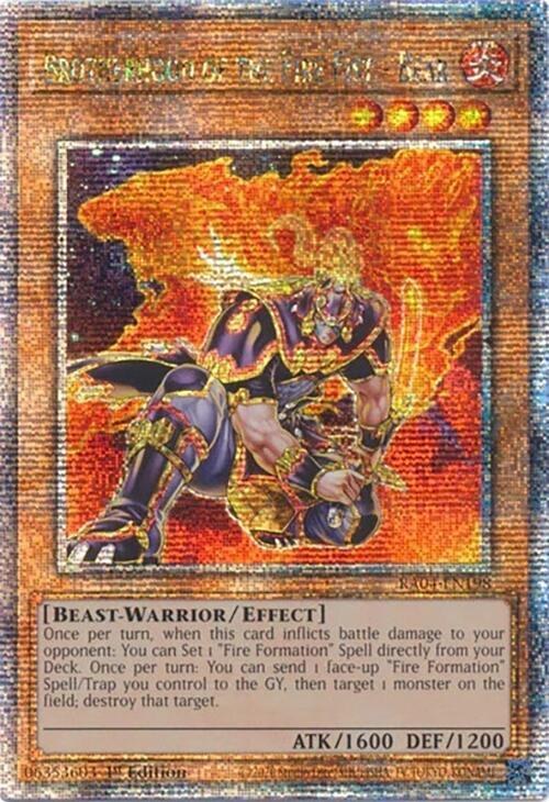 Brotherhood of the Fire Fist - Bear - Quarter Century Secret Rare