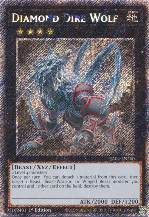 Diamond Dire Wolf - Platinum Secret Rare
