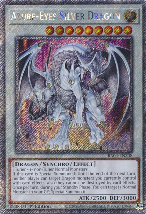 Azure-Eyes Silver Dragon - Platinum Secret Rare