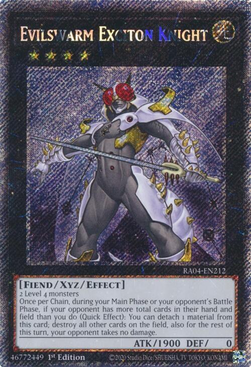 Evilswarm Exciton Knight - Platinum Secret Rare