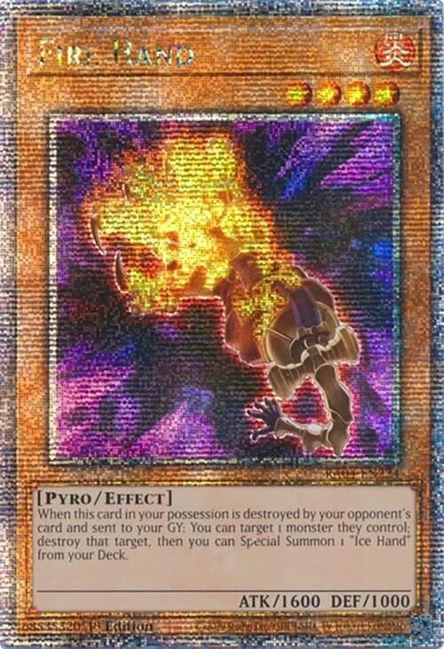 Fire Hand - Quarter Century Secret Rare