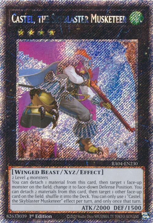 Castel, the Skyblaster Musketeer - Platinum Secret Rare