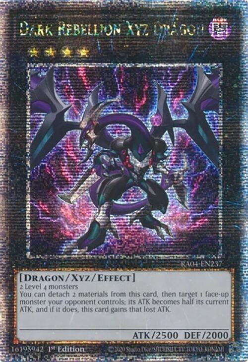 Dark Rebellion Xyz Dragon - Quarter Century Secret Rare
