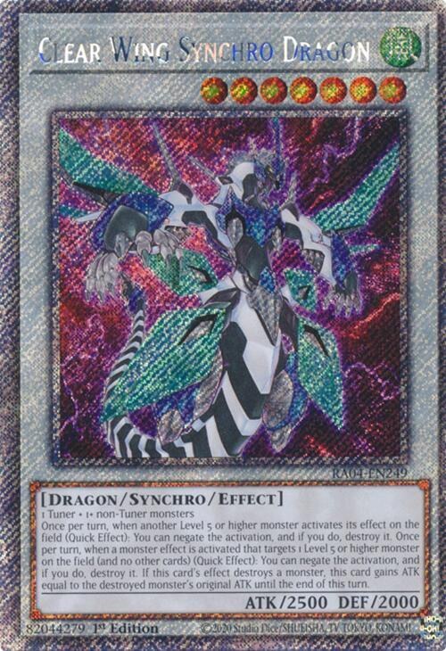 Clear Wing Synchro Dragon - Platinum Secret Rare