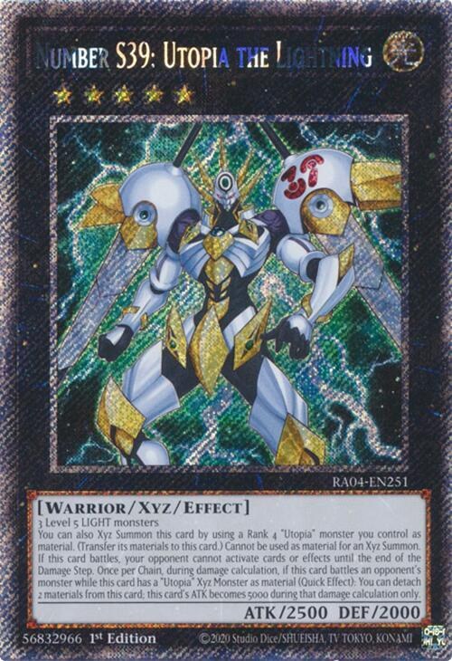 Number S39: Utopia the Lightning - Platinum Secret Rare