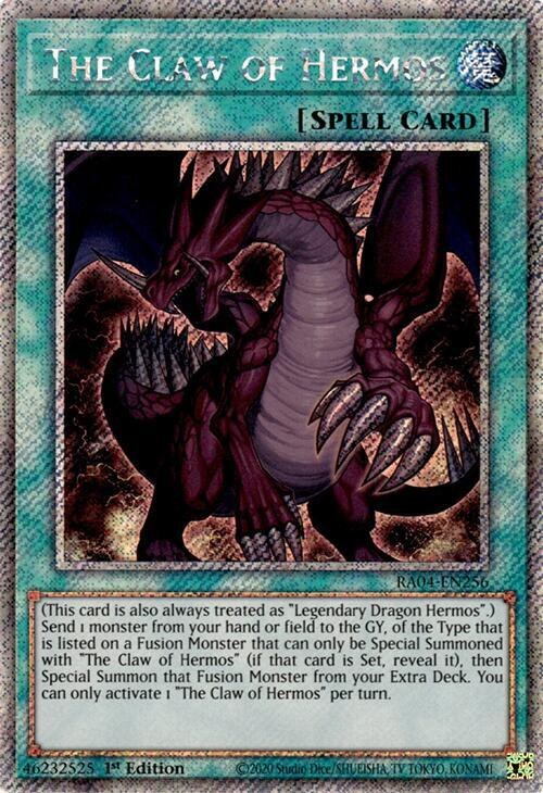 The Claw of Hermos - Platinum Secret Rare