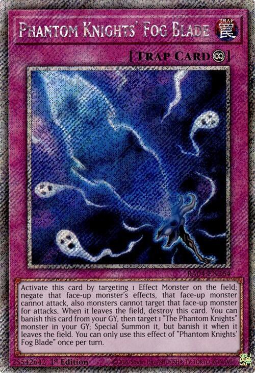 Phantom Knights' Fog Blade - Platinum Secret Rare